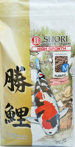 Shori Hochwertiges Wachstumsfutter für Koi 10 Kg 4mm