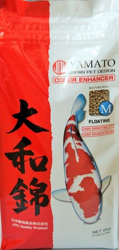 Yamato Hochwertiges farbverbesserndes Futter für Koi 10 Kg 4mm